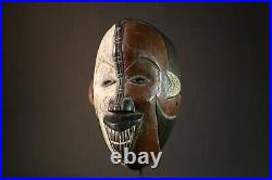 Masques africains en bois art mural Igbo Kpong Adomba masque africain tribal