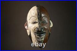 Masques africains en bois art mural Igbo Kpong Adomba masque africain tribal