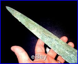 Objet Du Louristan Age Du Bronze 1250-650 Bc Luristan Bronze Dagger Sword