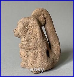 Ocarina dieu singe Maya Mexique 600 à 900 Ap-Jc art précolombien precolumbian