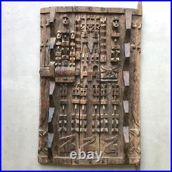 PORTE GRENIER DOGON MALI sculpture bois art africain vintage antique /