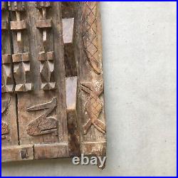 PORTE GRENIER DOGON MALI sculpture bois art africain vintage antique /