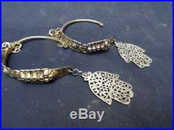 Paire Boucles Doreille Tunisie Earing Berbere Maghreb Provenance