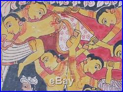 Peinture de Temple sur Bois, SRI LANKA (2)