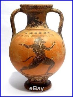 Pelike Grec Satyre Attic 500 Bc Ancient Greek Apulian Red Figure Oinochoe