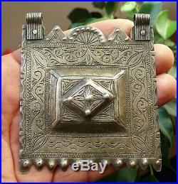 Pendentif Argent Poinçon Ancien Maroc Collier Antique Silver Moroccan Pendant