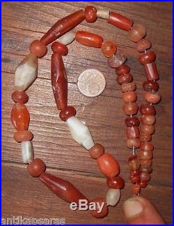 Perle Sahara Mali Ancient African Neolithic Carnelian Agate Quartz Selected Bead