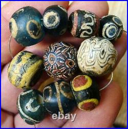 Perles Verre Ancien Romain Ancient Islamic Phoenician Roman Glass Eye Beads Mali