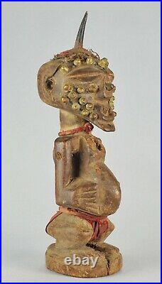 Petit Fétiche SONGYE 30 cm statue Congo Fetish African Art Tribal Africain 1337