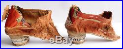 Petites chaussures en soie 19e siècle Chine China pieds bandés shoes
