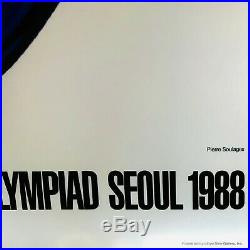 Pierre Soulages-GAMES OF THE XXIVTH OLYMPIAD SEOUL 1988