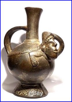 Precolombien Vase Inca / Chimu 1200 Ad Peru Pre-columbian Inca Vessel
