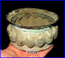RARE COUPE BYZANTINE 10°/14° S. Ap. J. C. ANCIENT ISLAMIC BRONZE CUP 1000 AD