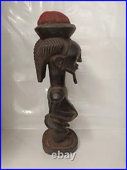 RD. Congo Statuette fétiche Kussu Belle patine, bois dur, milieu du XX kam