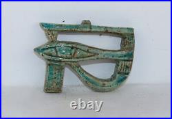 Rare Ancien Pharaonique Antique Protection Horus Eye Amulette Mythologie