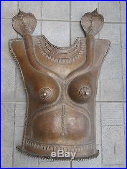 Rare Armure, Parure de Jumadi en Bronze, Inde du Sud, South Indian Breastplate