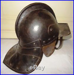 Rare Casque Medieval Angleterre 1580 Ad A Rare English Medieval Helmet