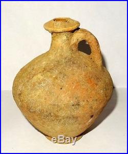 Rare Cruche Romaine En Parfait Etat 100/300 Ad Ancient Roman Terracotta Jug