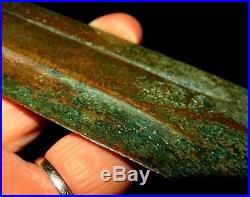 Rare Fleche De L'age Du Bronze Luristan 1250/650 Bc Ancient Bronze Spearhead