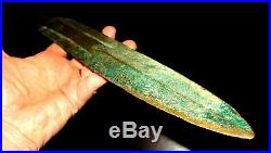 Rare Fleche De L'age Du Bronze Luristan 1250/650 Bc Ancient Bronze Spearhead
