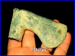 Rare Hache Elamite Iran Age Du Bronze 1500 Bc Luristan Socketed Bronze Axehead