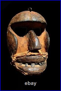 Rare Masque Ancien Dan Kran kaglé 23 cm Art africain