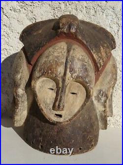 Rare Masque FANG NGONTANG 36 cm Gabon Art Africain