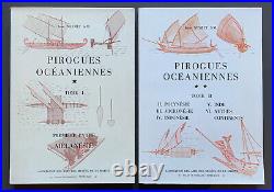 Rare PIROGUES OCEANIENNES Neyret SM Oceanic canoes