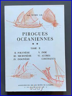 Rare PIROGUES OCEANIENNES jean Neyret SM Oceanic canoes Mélanésie Oceanie