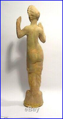 Rare Statuette Romaine- 200 Ad Goddess Aphrodite Roman Terracotta Statue