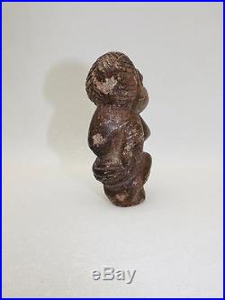 Rare Statuette en Pierre Femme Fertilité Nomoli Pompta Ante 1800 Art Africain