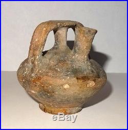 Rare Vase Etrier Mycenien 1400 / 1100 Bc Rare Ancient Mycenaean Stirrup Vase
