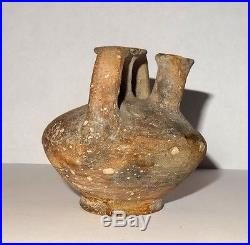Rare Vase Etrier Mycenien 1400 / 1100 Bc Rare Ancient Mycenaean Stirrup Vase