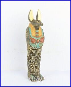 Rare ancienne statue égyptienne antique Anubis Ushabti égyptologie av. J. C