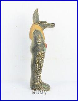 Rare ancienne statue égyptienne antique Anubis Ushabti égyptologie av. J. C