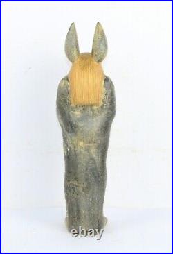 Rare ancienne statue égyptienne antique Anubis Ushabti égyptologie av. J. C