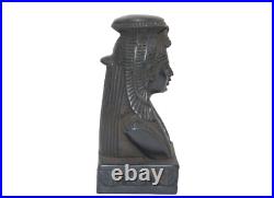 Rare ancienne statue pharaonique égyptienne antique de la reine Cléopâtre égy