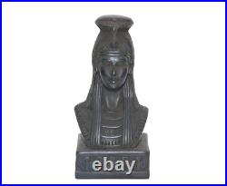 Rare ancienne statue pharaonique égyptienne antique de la reine Cléopâtre égy