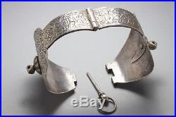Rare bracelet de cheville argent Berbère Essaouira Maroc fin 19ème siècle