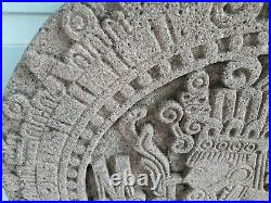 Rarissime grand plateau Aztèque travail artiste diamètre 100cm
