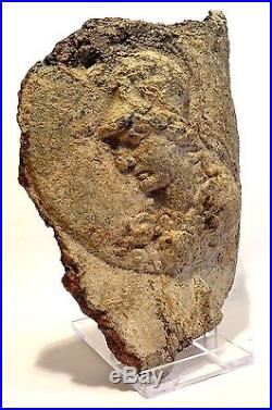 Relief De Sarpophage Romain En Plomb 100/200 Ap. J. C. Roman Lead Sarcophagus