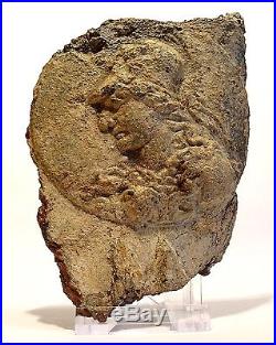Relief De Sarpophage Romain En Plomb 100/200 Ap. J. C. Roman Lead Sarcophagus