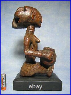STATUE LUBA Zaire Congo AFRICANTIC art africain ancien premier african africaine