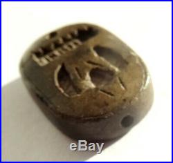 Sceau Cachet En Pierre Cartouche Egyptien Egyptian Stone Intaglio Seal Matrix