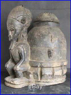Sculpture Baoulé, Boîte à Oracles en Bois