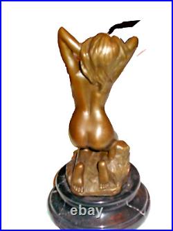 Sculpture En Bronze Femme Nue Signee. Padoue