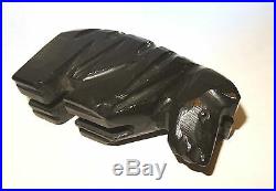 Sculpture Inuit En Steatite Ours- 1900/1920 Inuit Art Carved Stone Of A Bear
