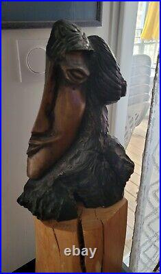 Sculpture bronze africaine de Robert parrenin Bobconnu et reconnu artprice