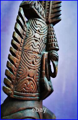 Sepik Statuette esprit Brag ou Parak Nouvelle-Guinée 55 cm