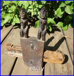 Serrure ancienne africaine Dogon